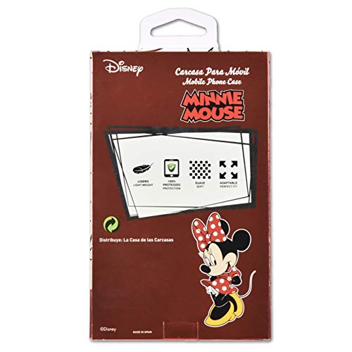 Funda para iPhone 7 - iPhone 8 - iPhone SE 2020 Oficial de Clásicos Disney Mickey y Minnie Love para Proteger tu móvil. Carcasa para Apple de Silicona Flexible con Licencia Oficial de Disney.