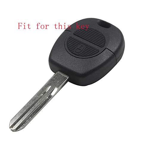 Funda para Llave de Coche, Funda Protectora de Silicona para Llave de Coche, Carcasa para Llave de Coche, Soporte para Llave de Coche Adecuado, Apto para Nissan Micra Almera Primera X-Trail, Rosa