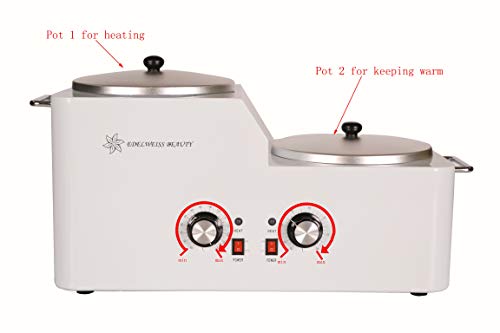 Fundidor de cera de 8 litros con 2 senos.