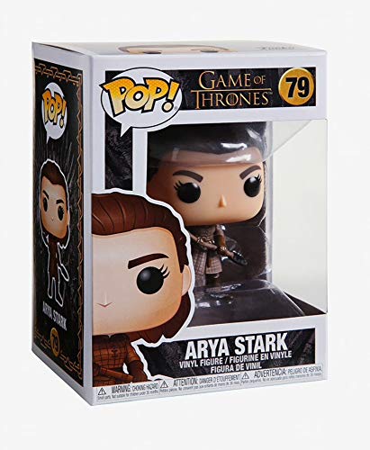 Funko Pop! TV: Game of Thrones - Arya w/Two Headed Spear, Multicolor, Estándar