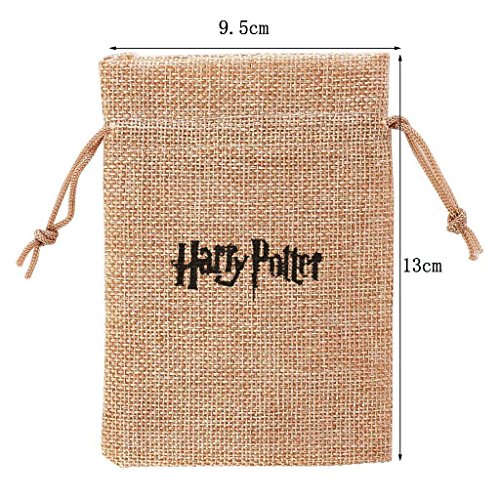 Funmo Mini Bolsas de Lino Saco Arpillera Bolsas Yute bolsitas de Tela Cordón Reutilizables Naturales Almacenar Especias Artesanías Jabón Joyas Envase de Regalo Bolsitas (10 Piezas)