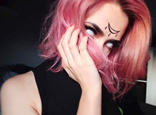 FUNZERA® Lentillas de Colores Blind White + recipiente para lentes de contacto, sin dioptrías pack de 2 unidades - cómodas y perfectas para Halloween, Carnaval, sin corregir