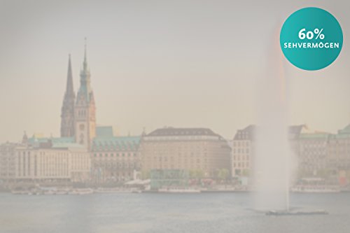 FUNZERA® Lentillas de Colores Blind White + recipiente para lentes de contacto, sin dioptrías pack de 2 unidades - cómodas y perfectas para Halloween, Carnaval, sin corregir