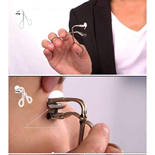 G-lucky Rizador de pestañas - Mini rizador de pestañas local segmentado con 1 almohadillas de repuesto, de larga duración y sin dolor para todas las formas de ojos