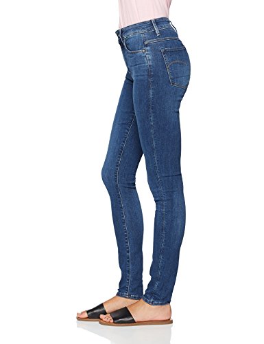 G-STAR RAW 3301 High Waist Skinny Vaqueros, Azul (medium blue aged 8968-9362), 23W / 26L para Mujer