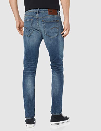 G-STAR RAW 3301 Slim Fit Jeans Vaqueros, Medium Aged 8968-2965, 31W / 32L para Hombre