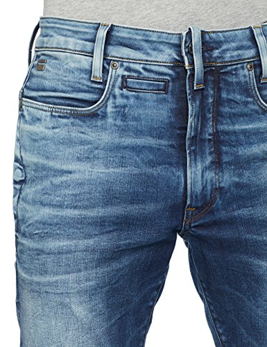 G-STAR RAW D-STAQ 3D Skinny' Vaqueros, Azul (medium aged 8968-071), 30W / 30L para Hombre