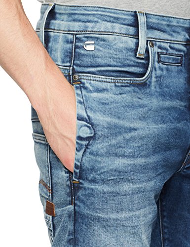 G-STAR RAW D-STAQ 3D Skinny' Vaqueros, Azul (medium aged 8968-071), 30W / 30L para Hombre