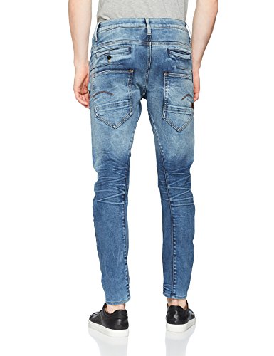 G-STAR RAW D-STAQ 3D Skinny' Vaqueros, Azul (medium aged 8968-071), 30W / 30L para Hombre