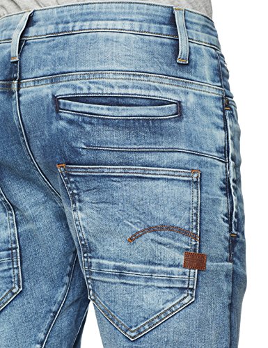 G-STAR RAW D-STAQ 3D Skinny' Vaqueros, Azul (medium aged 8968-071), 30W / 30L para Hombre