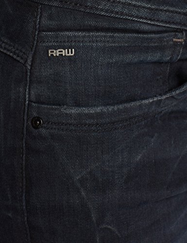 G-STAR RAW Lynn Mid Waist Skinny Vaqueros, Azul (Medium Aged 6550), 28W / 28L para Mujer