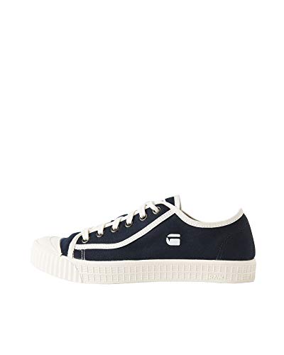 G-STAR RAW Rovulc Denim Low Sneakers, Zapatillas para Hombre, Azul (Blue (Dk Navy 881) 881), 42 EU