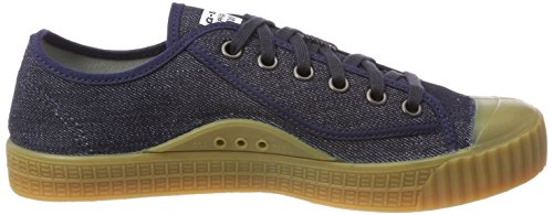 G-STAR RAW Rovulc Denim Low Sneakers, Zapatillas para Hombre, Azul Blue Dk Navy 881 881, 43 EU