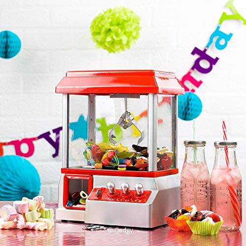 Gadgy ® Candy Grabber con Boton Silencio | Maquina de Garra | Juego de Dulces | Caramelo Grabber