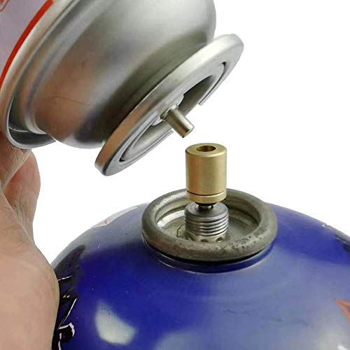 GAESHOW 8 Uds Mini válvulas Conector de Adaptador de Cabezal de Horno al Aire Libre Estufa Accesorios de Tanque de Gas Estufa de válvula de Tanque de Gas