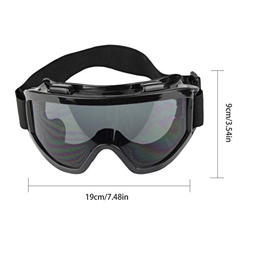Gafas de esqui Gafas protectoras al Aire Libre Gafas de Protección La motocicleta UV Ajustable Portable para Esquí Patinaje Sobre Hielo Motos de Nieve y Otros Deportes de Invierno al Aire Libre