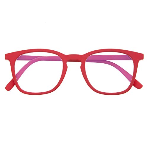 Gafas de Presbicia con Filtro Anti Luz Azul para Ordenador. Gafas Graduadas de Lectura para Hombre y Mujer con Cristales Anti-reflejantes. Ferrari +1.5 – TATE