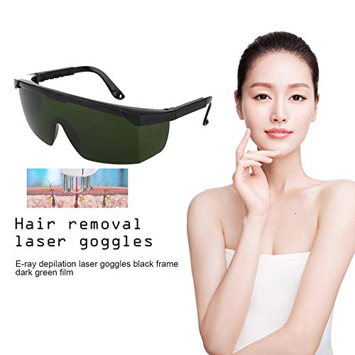Gafas de protección láser Protección ocular para IPL / E-light Eliminación de vello Gafas protectoras Gafas universales Gafas - Verde oscuro