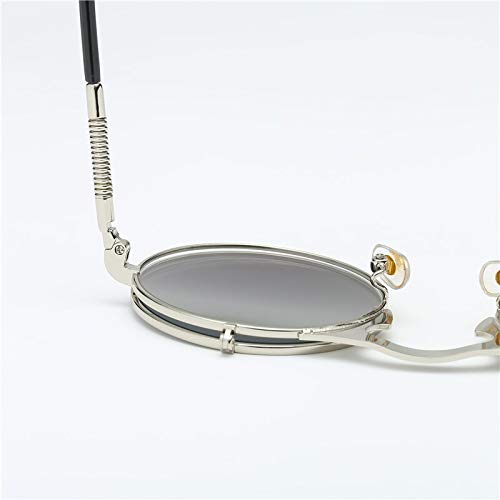 Gafas de Sol Sunglasses Gafas De Sol Redondas Punk Mujeres Hombres Gafas De Aleación Marcos Marcos Diseñador Moda Gafas De Sol Pa