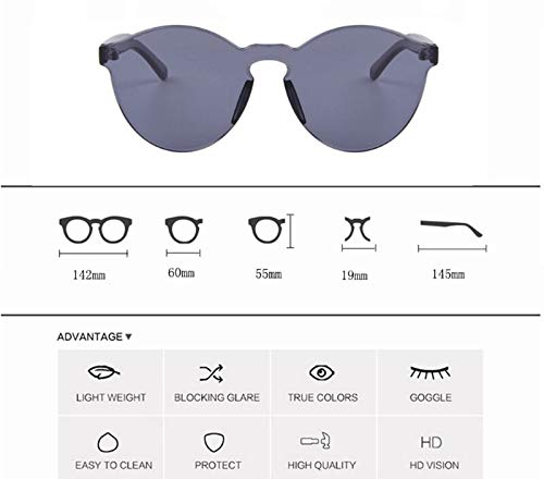 Gafas de Sol Sunglasses Nuevas Gafas De Sol Ovaladas Vintage para Mujeres, Hombres, Colores Dulces, Diseñador De La Marca, Gafas De Sol, ESP