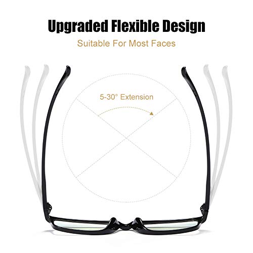Gafas Luz Azul,Gafas de Ordenador,Gafas con Filtro de luz Azul,Gafas de Pantalla,Antiluz Azul,Anti UV, Gafas para Ordenador Gaming PC para Hombre Mujer