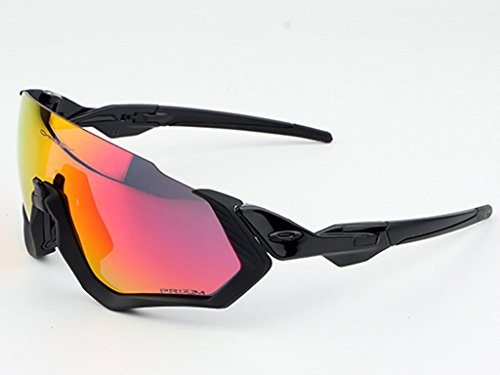 Gafas Polarizadas Deporte Bici Anti UV400 Gafas para Correr Running Antivaho con 3 Lentes Intercambiables Adaptadas También A Ciclismo Bicicleta De Montaña MTB,Black