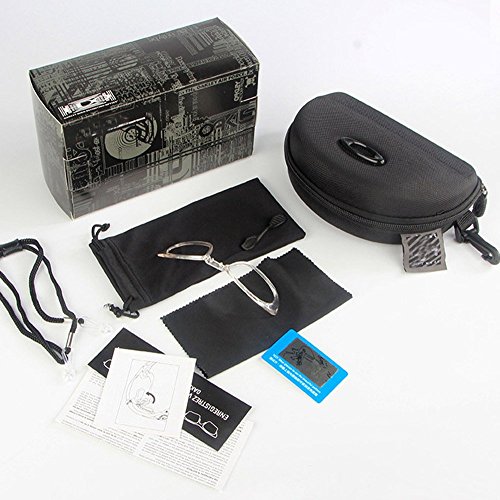 Gafas Polarizadas Deporte Bici Anti UV400 Gafas para Correr Running Antivaho con 5 Lentes Intercambiables Adaptadas También A Ciclismo Bicicleta De Montaña MTB,A