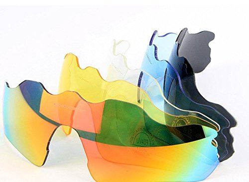 Gafas Polarizadas Deporte Bici Anti UV400 Gafas para Correr Running Antivaho con 5 Lentes Intercambiables Adaptadas También A Ciclismo Bicicleta De Montaña MTB,A