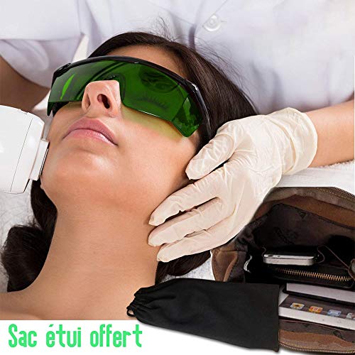Gafas protectoras Gafas para dispositivo de depilación IPL Sistema de depilación permanente Gafas para cara Cuerpo Bikini Underarms Uso en el hogar