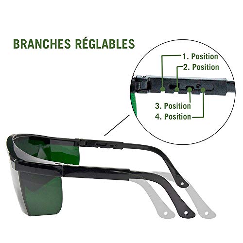 Gafas protectoras Gafas para dispositivo de depilación IPL Sistema de depilación permanente Gafas para cara Cuerpo Bikini Underarms Uso en el hogar