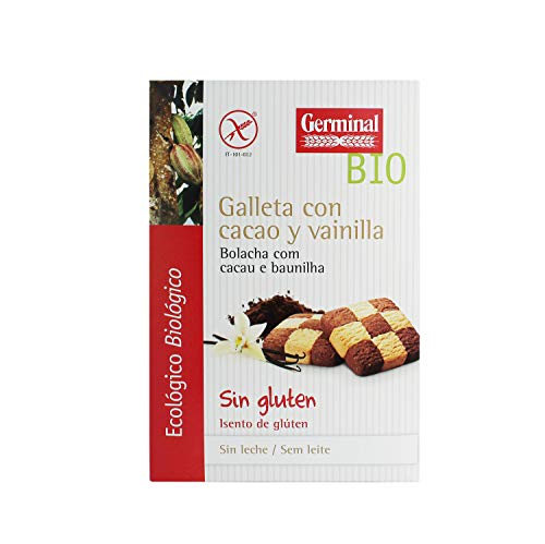 Galletas de cacao y vainilla bio sin gluten - Germinal - 250g