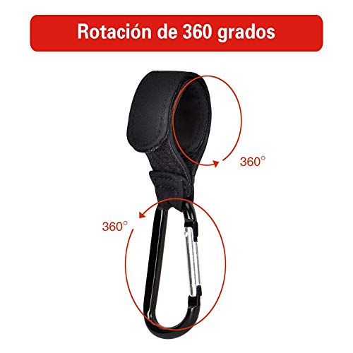 Ganchos Carrito Bebé,Ganchos Multiusos,2pcs Ganchos para Cochecito,Engancha las Bolsas de la Compra,Mochilla,Bolso o cambiador en el manillar,Ajuste Universal para Cochecito o Silla de Ruedas