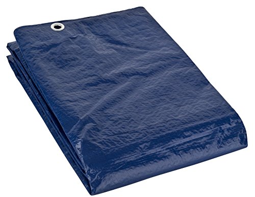 GardenMate 2 x 3 m 90 g/m2 Lona de protección Universal azul/verde | Funda protectora | Lona impermeable