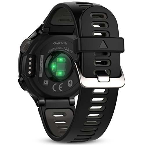 Garmin Forerunner 735XT Pack de Reloj Multisport, Unisex Adulto, Negro y Gris, M