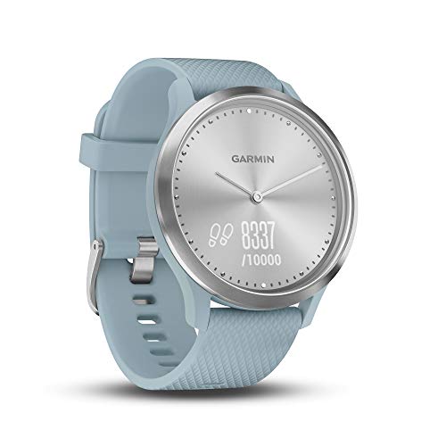 Garmin vívomove HR GPS Mano Ciclismo, Adultos Unisex, Azul claro