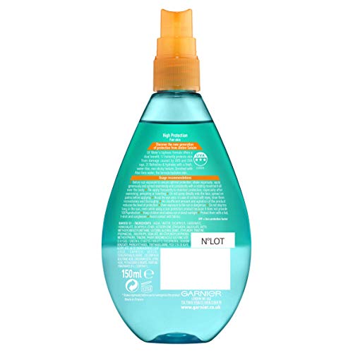 Garnier ambre solaire UV agua sol crema spray SPF30, 150 ml