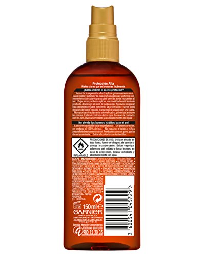 Garnier Delial - Aceite Protector Dorado Sublime FPS30
