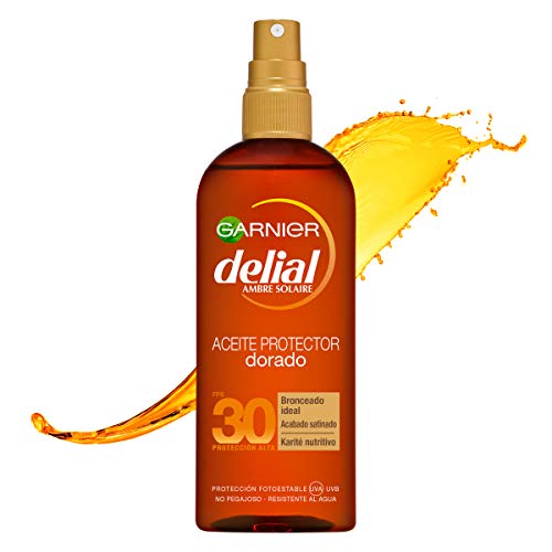 Garnier Delial - Aceite Protector Dorado Sublime FPS30