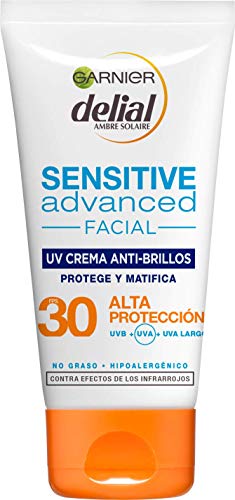 Garnier Delial Sensitive Advanced - Crema Facial Anti-Acné Protector Solar Ip30+  - 50 ml
