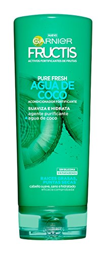 Garnier Fructis Acondicionador Pure Fresh Agua de Coco - 250 ml - [pack de 3]