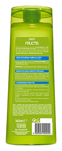 Garnier Fructis Fuerza y Brillo Champú Pelo Normal - 300 ml