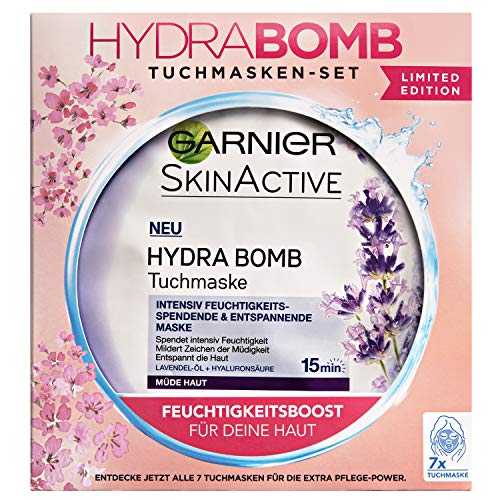 Garnier Hydra Bomb Toalla Máscaras Set