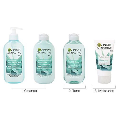 Garnier Natural Aloe Extracto de Leche Limpiadora 200ml