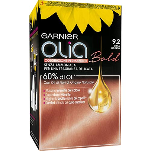 Garnier Olia Bold Colorazione permanente senza amoniaca 9.2 Rosa Dorato