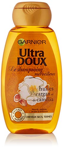 Garnier - Ultra Soft maravilloso aceite de argán y de la camelia - Champú Cabello Seco - 250 ml
