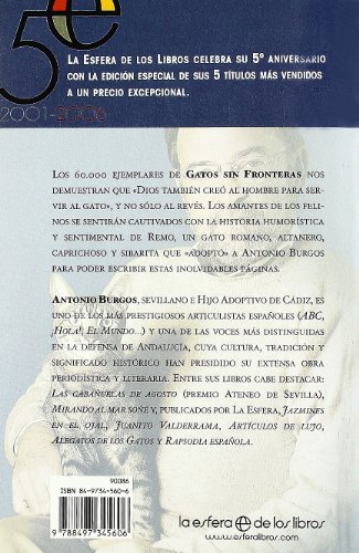 Gatos sin fronteras - andanzas y fortunas de remo, un gato callejero (5º Aniversario)