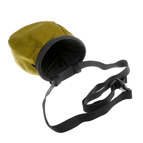 Gazechimp Bolsa Cilíndrica con Magnesio para Escalada con Cinturón Cordón Accesorio Deportivo - verde
