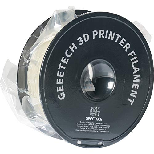 GEEETECH Filamento PLA de 1,75 mm para impresora 3D, brilla en la oscuridad, bobina de 1 kg, azul, 1