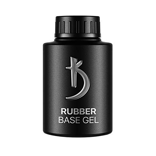 Gel base de goma Kodi para uñas - Esmalte en gel de capa base profesional - Revestimiento uniforme altamente resistente - Ideal para uñas finas, quebradizas e irregulares (35 ml)