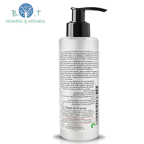 Gel de Colágeno bio-activo Corporal 200 ml- Gel Natural Anti-envejecimiento - Gel antiarrugas para regenerar la piel